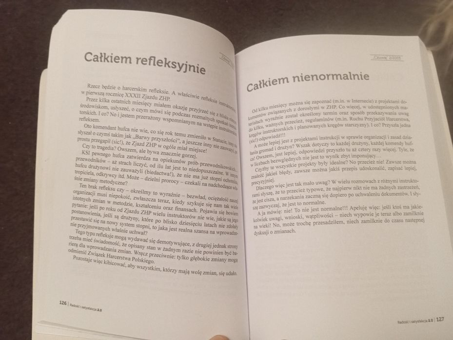 Radość i satysfakcja, książka ZHP
