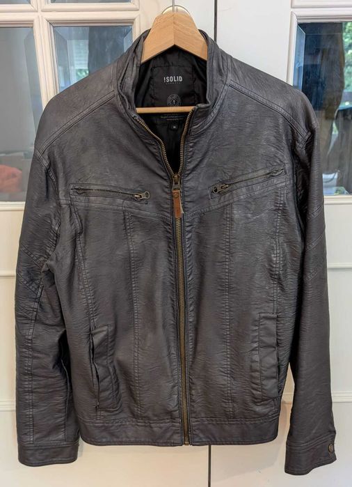 Casaco tipo pele !solid para homem