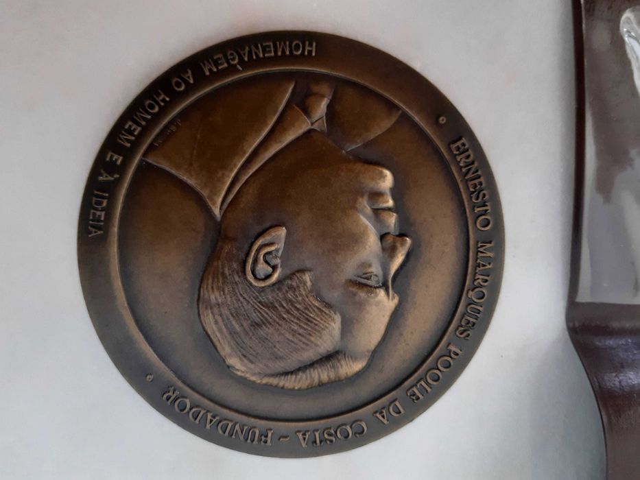 Medalha bronze comemorativa 50 anos Boletim de Informações,n.80 de 250