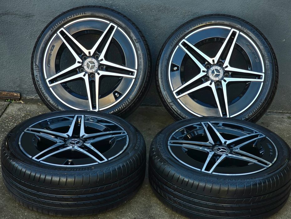 Jantes 18 Mercedes AMG ORIGINAIS + Pneus Bridgestone  C/NOVOS