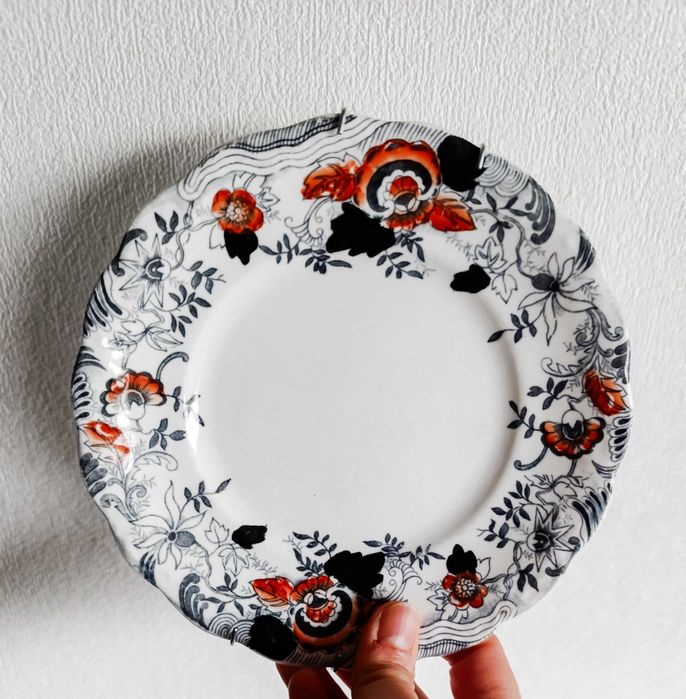 Prato Inglês policromado