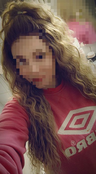 Peruka długie blond loki