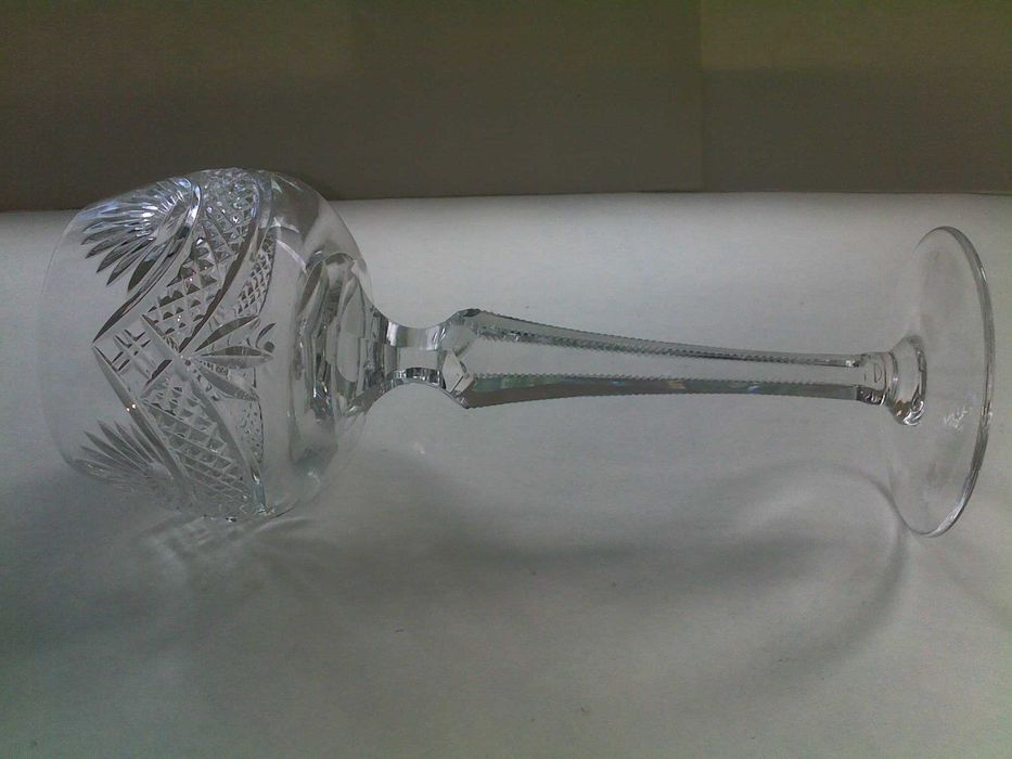 Свадебные бокалы фужеры прозрачный хрусталь гдр