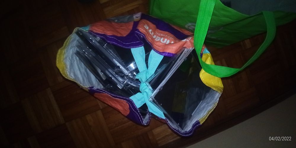 Caixas de arrumação de CDs ou DVDs caixas individuais mais 500und