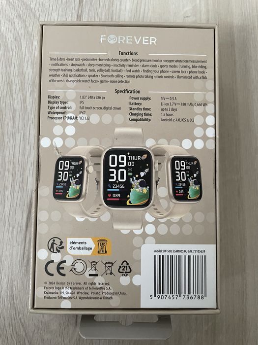 Smartwatch forever IGo Watch 3