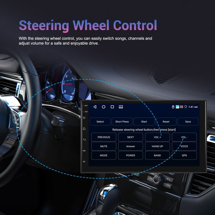Rádio 2din Android 13 7 polegadas 4/64GB Carplay WiFi GPS BT NOVO