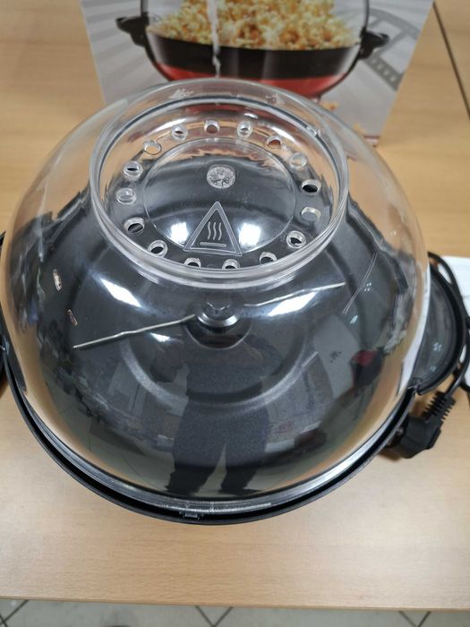Duża maszyna do popcornu Gadgy classic nieprzywierająca powłoka OPIS
