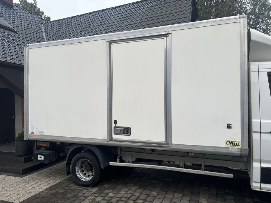 Zabudowa kontener z windą dhollandia crafter sprinter man tge