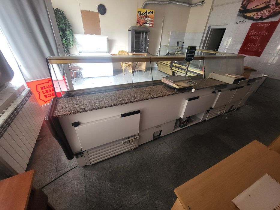 Witryna lada  chłodnicza ok 6 m długości