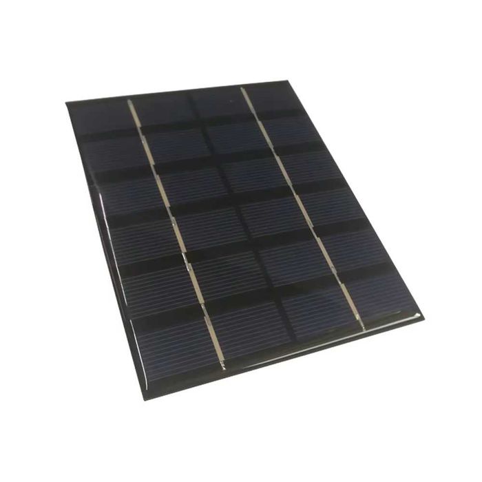 Painel Solar 6V 2.4W para electrónica, baterias, etc