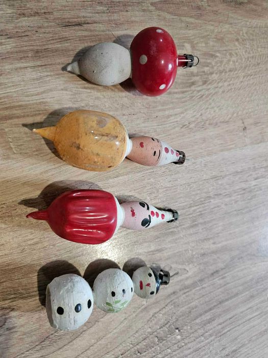 Stare bombki z PRL'u zestaw