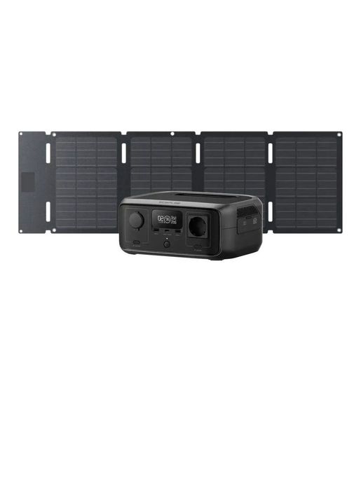 Зарядная станция EcoFlow RIVER 3 UPS with Solar Panel 45W