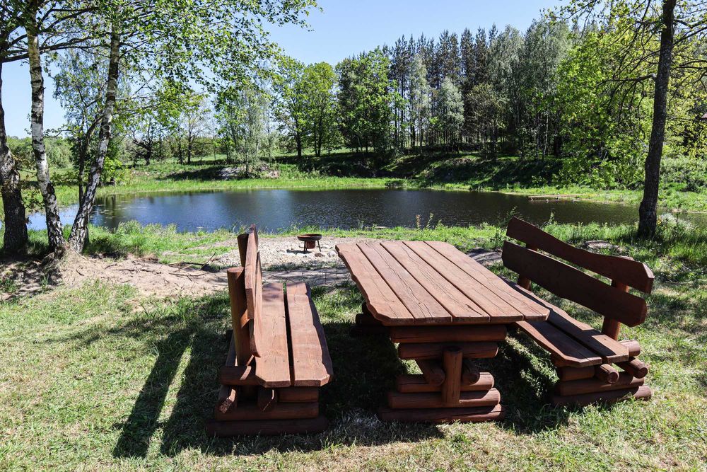 Całoroczny domek na Kaszubach nad morzem stawem ognisko las WOLNE