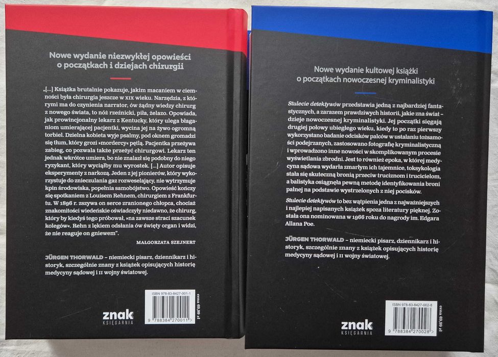 Książka pt. "Stulecie chirurgów, detektywów" - zestaw