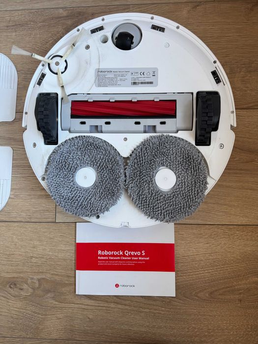 Robot mopujący ROBOROCK Qrevo S Biały,mopowanie-odkurzanie,Gwarancja