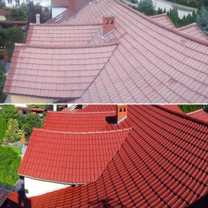 Malowanie dachów,dachu,mycie dachów,elewacji.Darmowa wycena.Gwarancja!