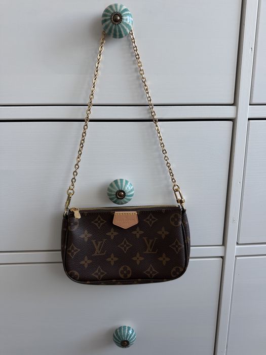 LV louis vuitton multi pochette saszetka monogram