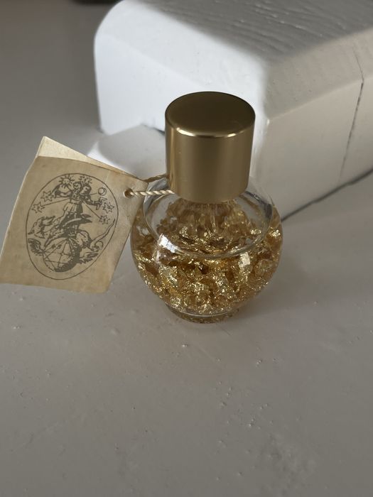 Frasco com ouro verdadeiro + certificado(decoração)