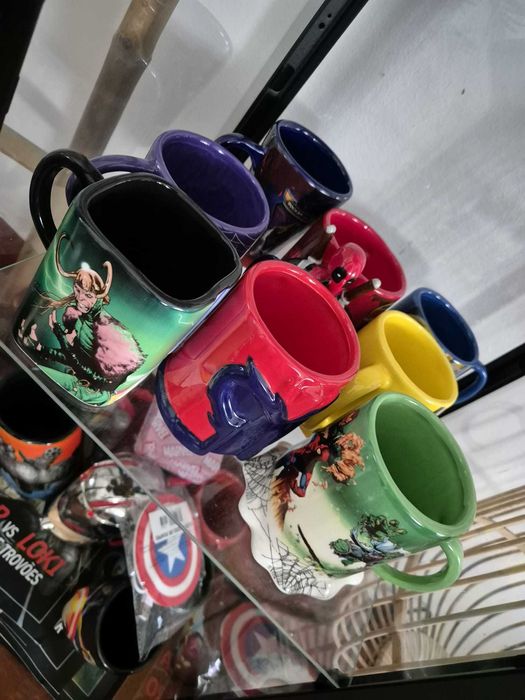 Canecas Marvel Coleção completa