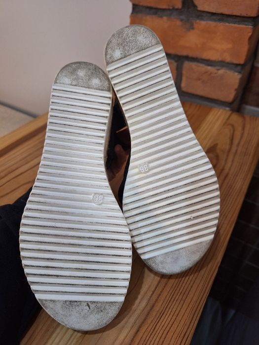 Sandały espadryle na koturnie
