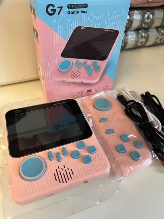 Портативна ігрова консоль game box g7 500 маг pink