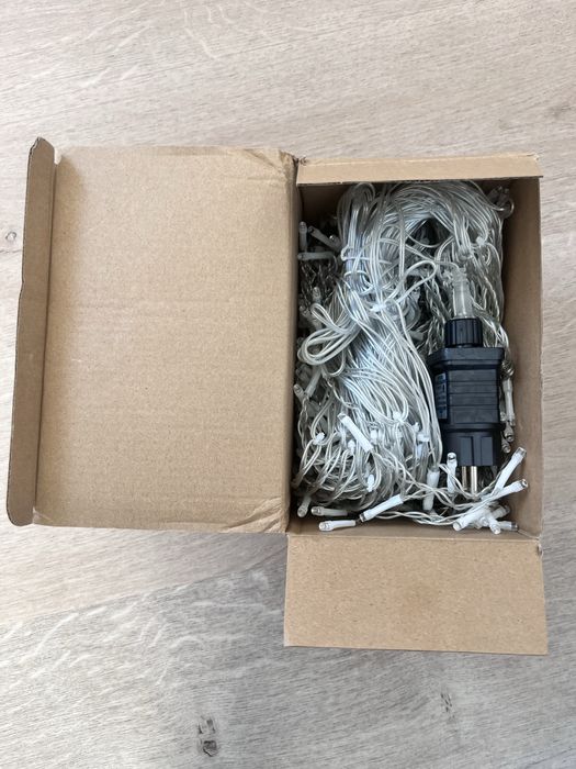 Lampki zewnętrzne sople LED 500 20m