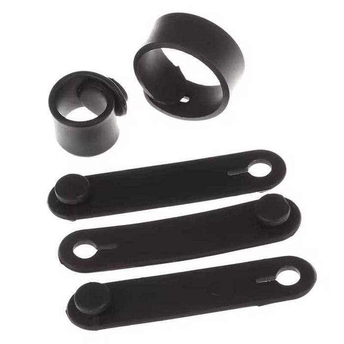 Abraçadeiras elásticas de borracha para moto - 10 Unidades (5 ou 8 cm)
