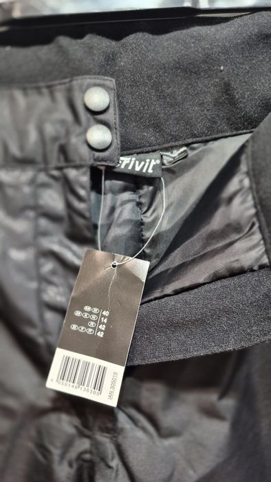 Nowe spodnie narciarskie damskie z membraną 40 r. Crivit