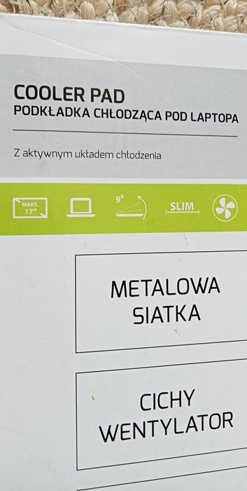 Podkładka pod laptopa chłodzącą Cooper Pad, nowa