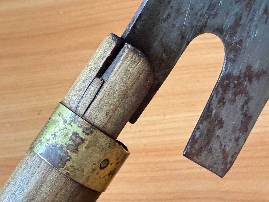 Старый японский нож 豊稔光山 (Hōnen Kōzan) из углеродистой стали