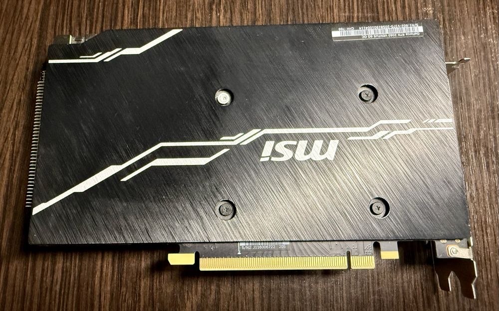 Відеокарта MSI GeForce RTX 2060 Ventus 6G OC GDDR6