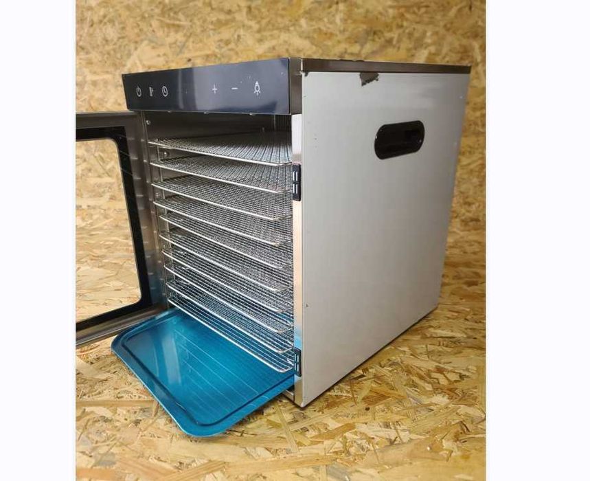 Сенсорний Дегідратор Сушка для фруктів 10 лотків 800 Вт Нержавійка