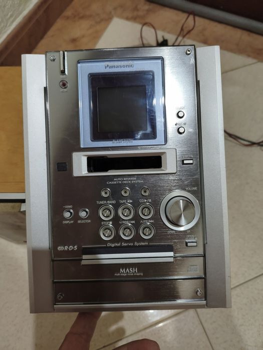 Rádio Panasonic CD e K7
