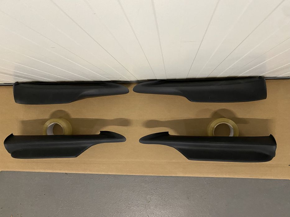 SPLITTERS FRONTAIS LIPS SPOILERS PALAS ABAS FRENTE LÂMINAS BMW Série 3 E90 E91 PACK M PERFORMANCE PRE LCI / LCI