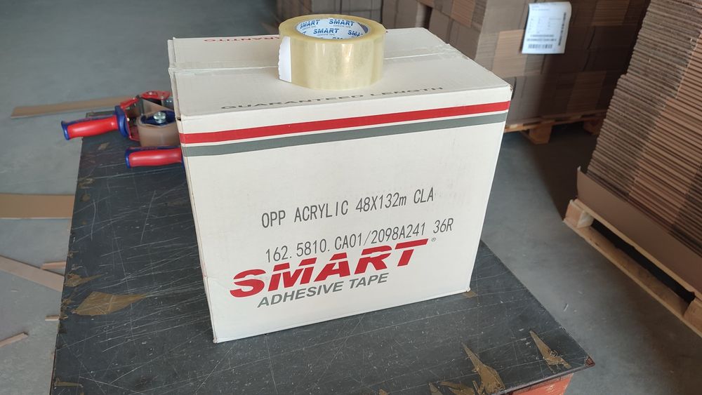 Taśma Pakowa SMART 48/132m AKRYL PRZEZROCZYSTA Karton 36 szt.