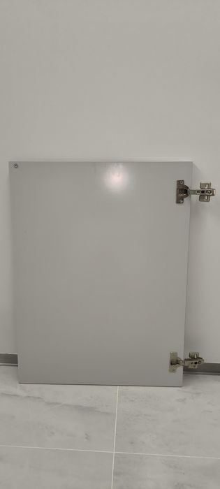 Porta MDF Lacada Cinzento Tic Tac c/dobradiças