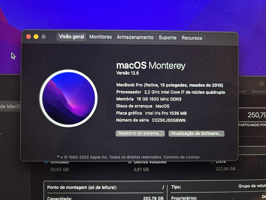 Apple MacBook Pro 15-Inch "Core i7" 2.2 Mid-2015 (IG)64284539191682122