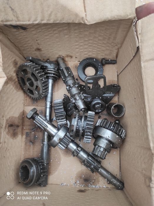 Oryginał ZMD skrzynia biegów WSK 125 automat tryby wałek zdawczy 3.29