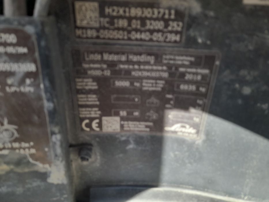 Empilhador linde H50D 2018