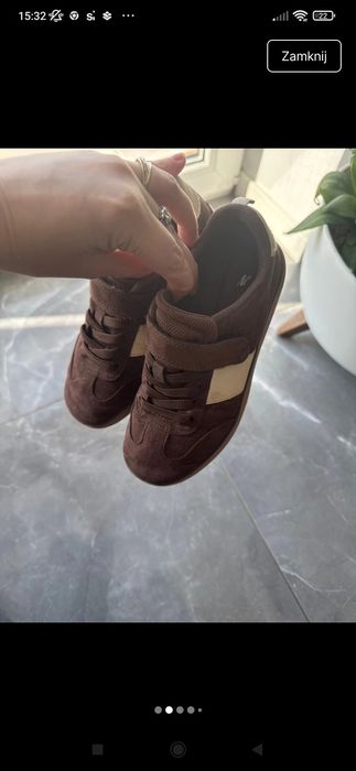 Buty zamszowe H&m 31 brązowe chlopiec
