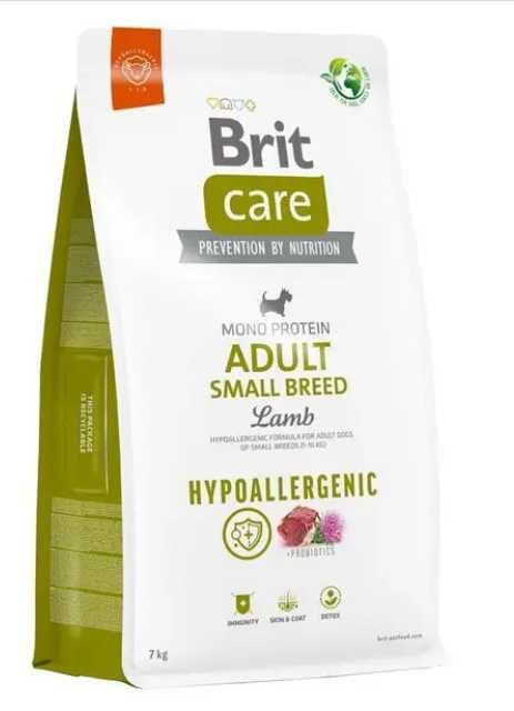Сухий корм для собак Brit Care Hypoallergenic Adult Small Breed (ягня)