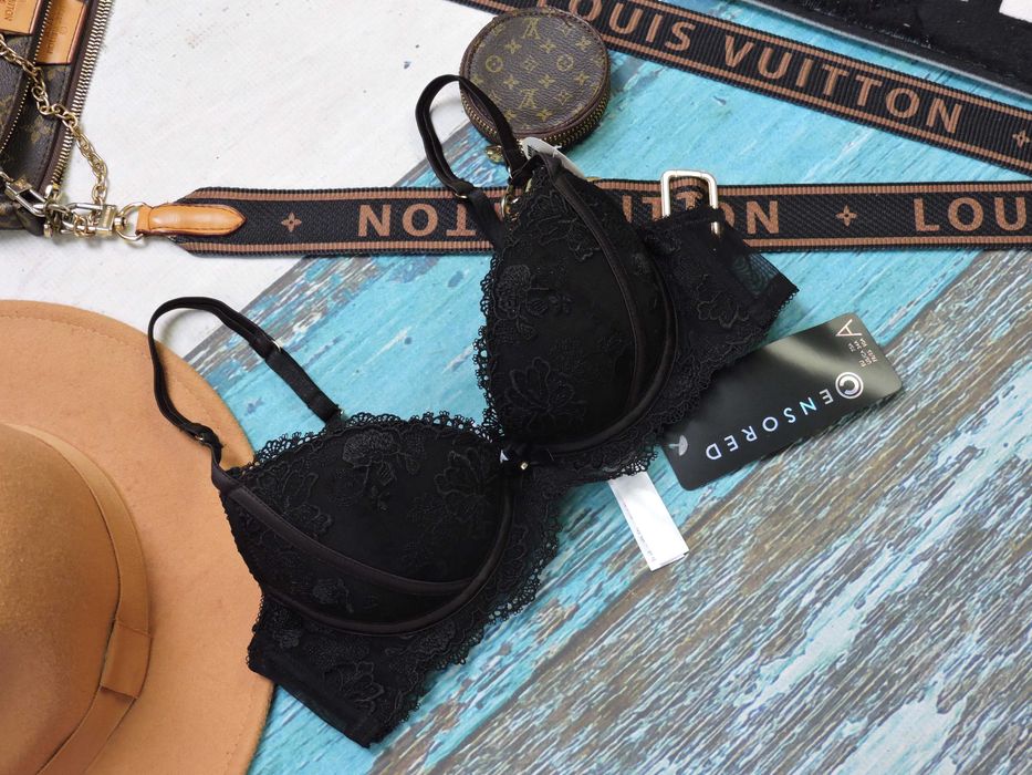 Censored Nowy biustonosz koronka push up 75A