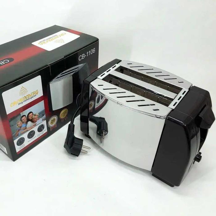 НЕМЕЦКИЙ Тостер Crownberg CB 1106 750 Вт тостерница