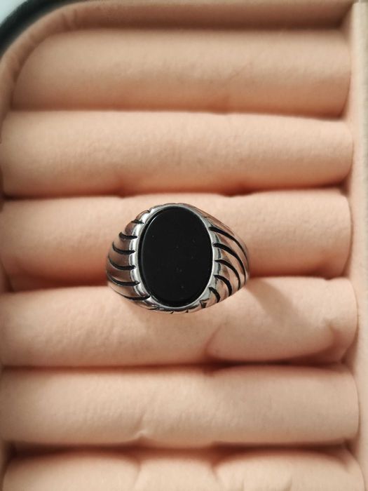 Anel em aço inoxidável premium – Tamanho 27