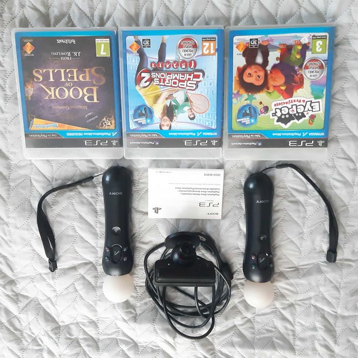 Zestaw move kamerka gry na ps3