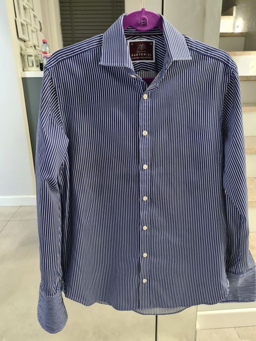 Koszula męska do spinek 38