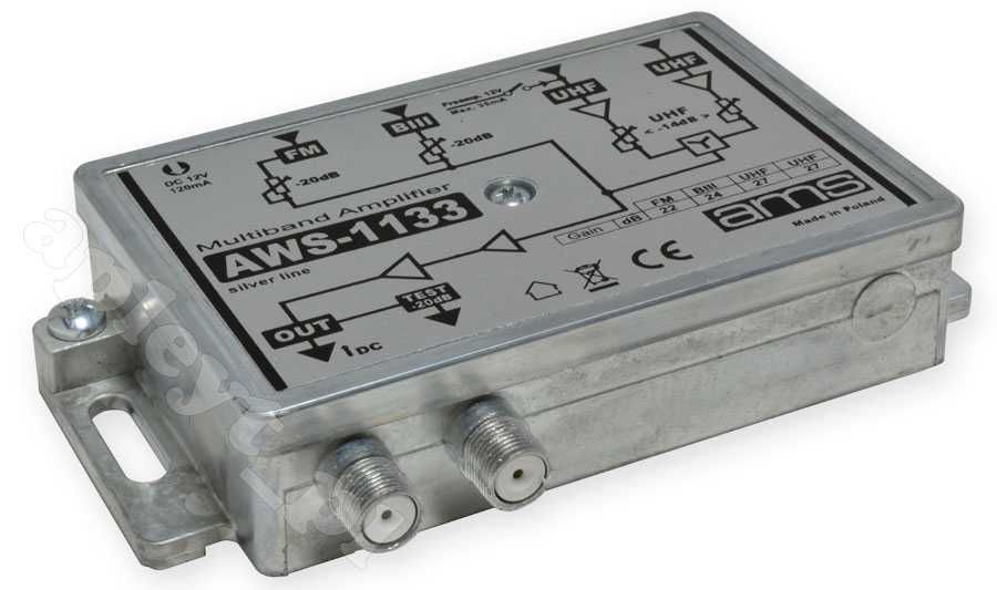 Wzmacniacz wielozakresowy AMS AWS-1133