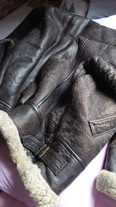 Kożuch pilotka Aviation kupiona we Włoszech XL. Kraków