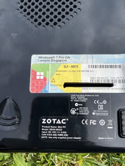 Продам Mini PC Zotac ZBox MI525/Intel Core i3/ОЗП 6Gb/120 SSD