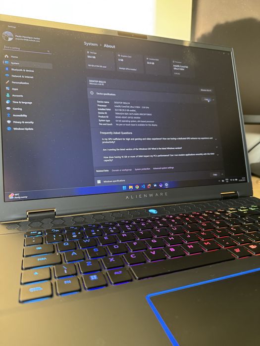 Laptop Dell Alienware m16 R2